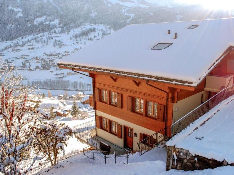 Chalet Aphrodite Ost Apartment Grindelwald Bagian luar foto